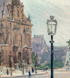 Paris Louvre Painting by Caleb Arnold Slade