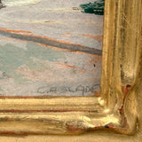 Paris Louvre Painting by Caleb Arnold Slade