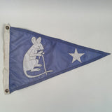 Vintage Nantucket Wharf Rat Club Burgee