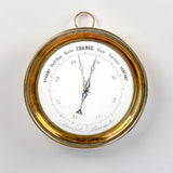 Rare Antique 12" E.J. Dent Aneroid Barometer