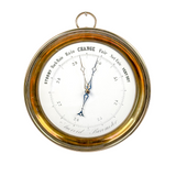 Rare Antique 12" E.J. Dent Aneroid Barometer
