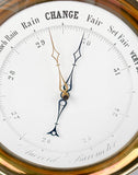 Rare Antique 12" E.J. Dent Aneroid Barometer