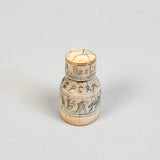Rare Antique Scrimshaw Logbook Stamp