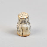Rare Antique Scrimshaw Logbook Stamp
