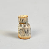 Rare Antique Scrimshaw Logbook Stamp