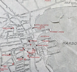 Antique Nantucket Street Map Surveyed & Drawn by J.H. Robinson, circa 1910