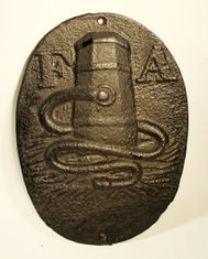 Antique American cast iron FIRE MARK