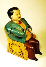 Antique American cast iron mechanical bank TAMMANY
