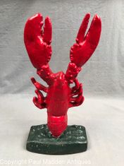 Antique Cast Iron Lobster Doorstop