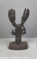 Antique Cast Iron Lobster Doorstop