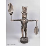 Antique Folk Art Uncle Sam Whirligig Sculpture