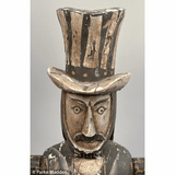 Antique Folk Art Uncle Sam Whirligig Sculpture