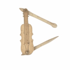 Antique Scrimshaw Violin Folding Tool