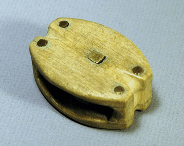 Antique scrimshaw whalebone single block