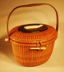 Choice Nantucket Lightship basket by Jose Formoso Reyes