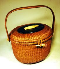 Classic Nantucket Lightship basket by Jose Formoso Reyes