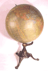 Handsome antique 18 inch terrrestial globe.