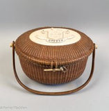 Vintage Nantucket Basket Purse by W.M.+J. Reis