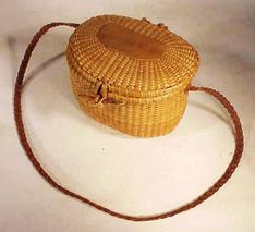 Rare antique Nantucket Lightship Basket by Jose Formoso Reyes