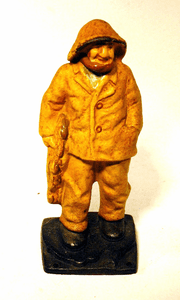 Vintage cast iron OLD SALT doorstop