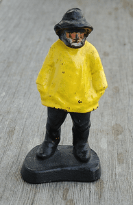 Vintage Cast Iron Old Salt Doorstop