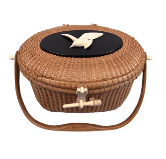 Vintage Nantucket Basket purse by José Formoso Reyes