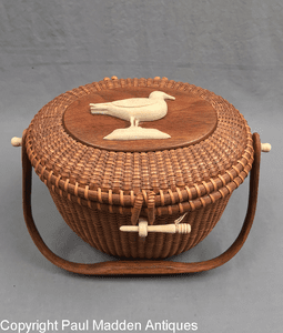 Vintage Nantucket Basket Purse by Jose Formoso Reyes 1966