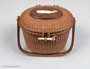 Vintage Nantucket Basket Purse by Sherwin Boyer