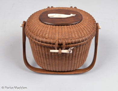 Vintage Nantucket Basket Purse by Sherwin Boyer