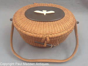 Vintage Nantucket "Cocktail" Basket Purse by Jose Formoso Reyes