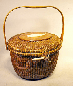 Vintage Nantucket Lightship Basket by Jose Formoso Reyes