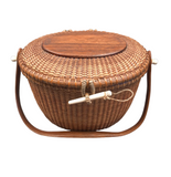 Vintage Nantucket Lightship Basket Purse by José Formoso Reyes 1964