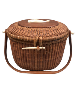 Vintage Nantucket Lightship Basket purse by José Formoso Reyes