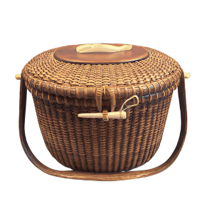 Vintage Nantucket Lightship Basket Purse by Jose Formoso Reyes