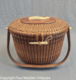 Vintage Nantucket Lightship Basket Purse by Jose Formoso Reyes