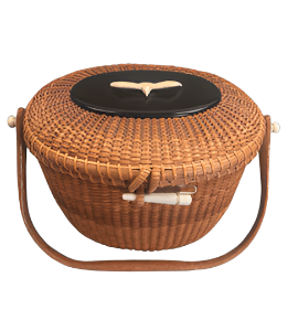 Vintage Nantucket Lightship Basket Purse by Jose Formoso Reyes