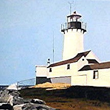 Gloucester Lighthouse Painting by John Austin