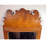 18th C. Queen Anne walnut veneered looking-glass