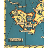 1937 Pictorial Map of Martha's Vineyard by Jack Atherton