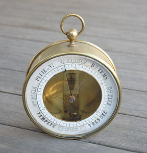 19th C. Bourdon Barometer