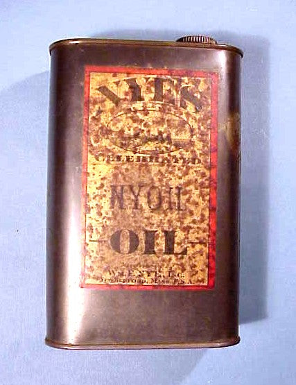 A large size can of NY oil from NYE.