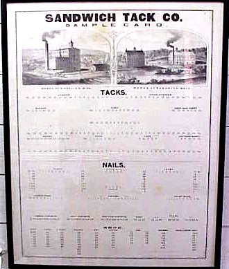 A printed BROADSIDE advertisement for the Sandwich Tack Co. – Paul ...