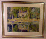A Rare Pastel on Board Painting of Sandwich, Cape Cod.
