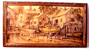 A rare print of Provincetown by A.V. Diehl