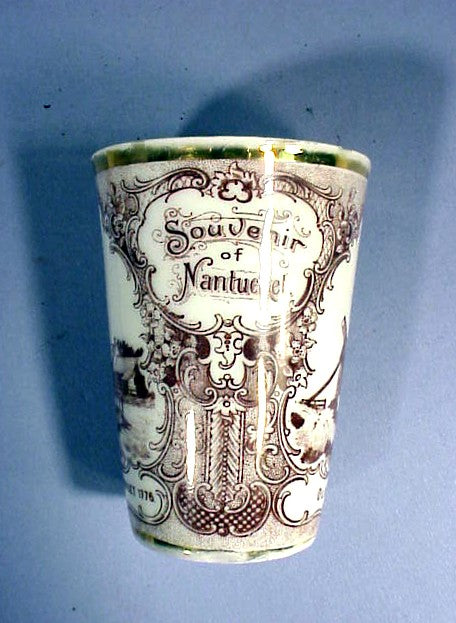Anrtique Nantucket souvenir decorated cup