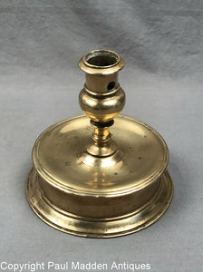 Antique 17th C. Capstan Candlestick