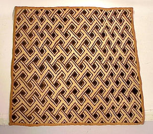 Antique 19th Century hand woven mat