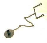 Antique adjustable cast iron candle holder