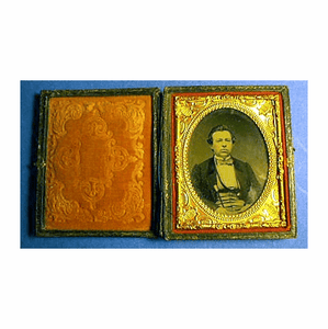Antique AMBROTYPE Capt Mitchell