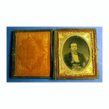 Antique AMBROTYPE Capt Mitchell